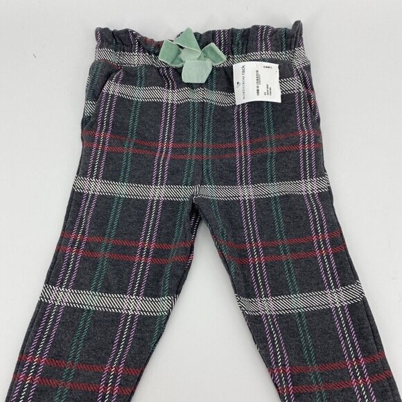 Jessica Simpson Pants Girls 18M Gray plaid - Picture 3 of 8